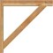 Ekena Millwork Traditional Block Rough Sawn Outlooker, Western Red Cedar, 6"W x 38"D x 38"H OUT06X38X38TRA05RWR - alternate 2
